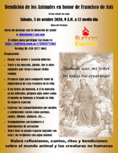 Bendición de los Animales en honor de Francisco de Asís